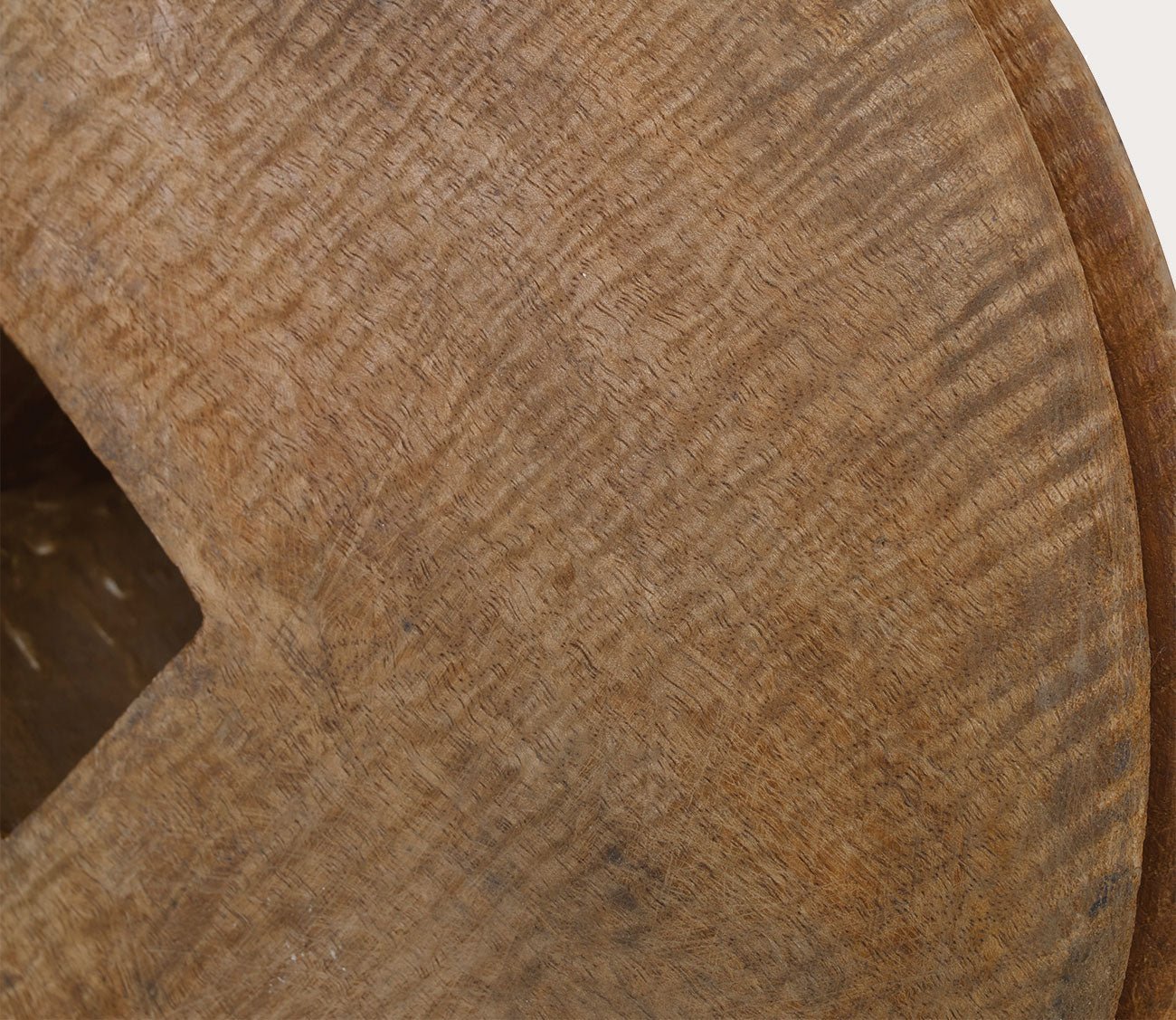 Goa Round Wooden Sculpture by Uttermost