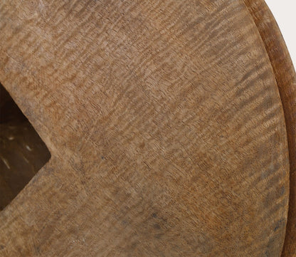 Goa Round Wooden Sculpture by Uttermost