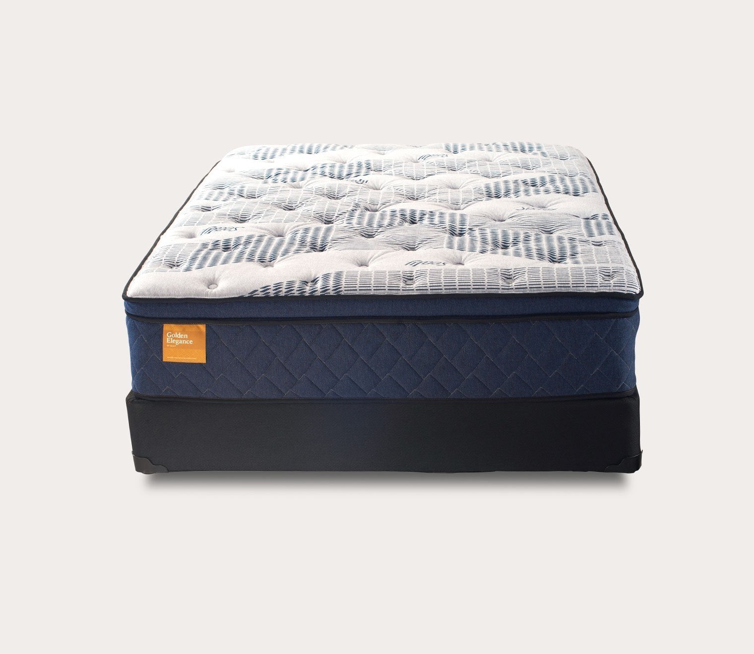 Golden Elegance Gilded Breath Plush Pillow Top Mattress