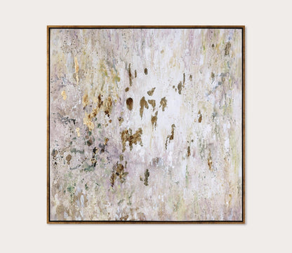 Golden Raindrops Hand Painted Canvas by Uttermost