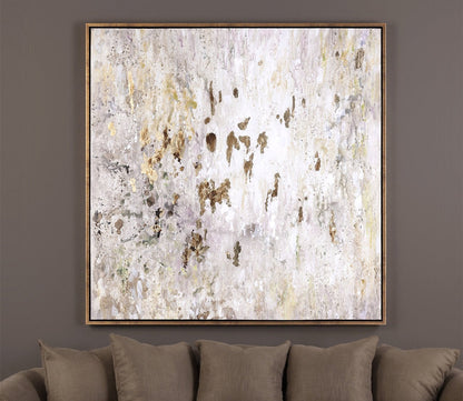 Golden Raindrops Hand Painted Canvas by Uttermost