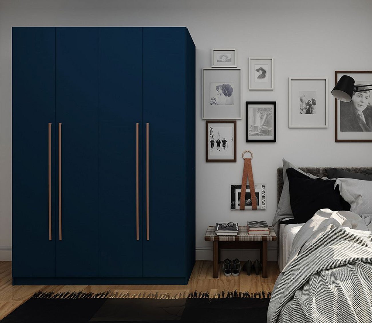 Gramercy 2-Section Wardrobe Closet