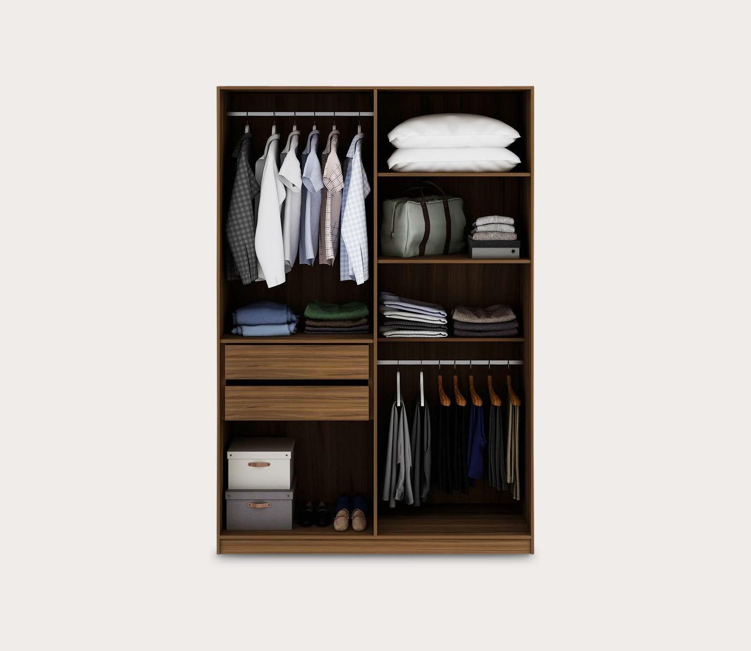 Gramercy 2-Section Wardrobe Closet by Manhattan Comfort
