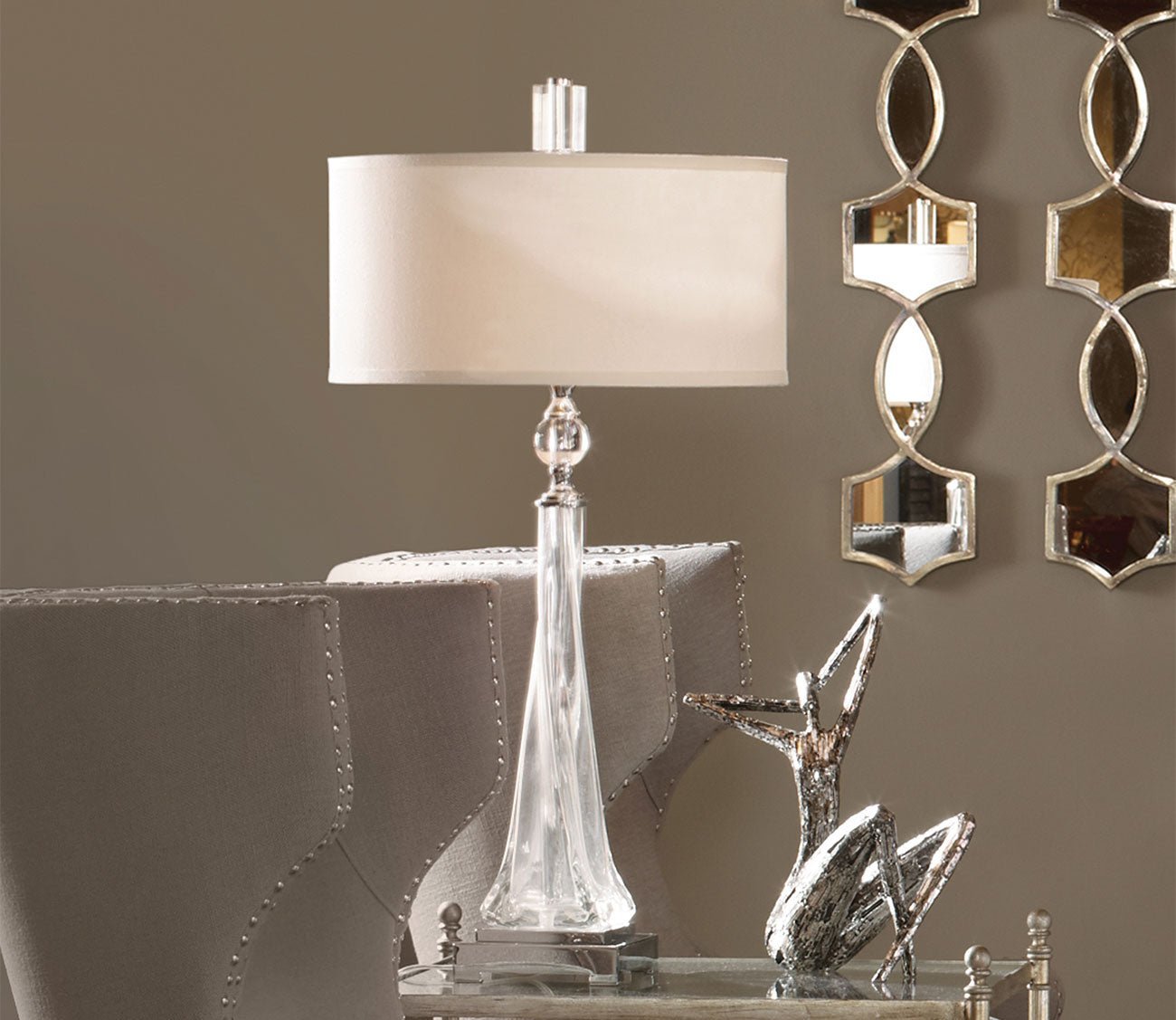 Grancona Twisted Glass Table Lamp