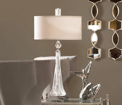 Grancona Twisted Glass Table Lamp by Uttermost