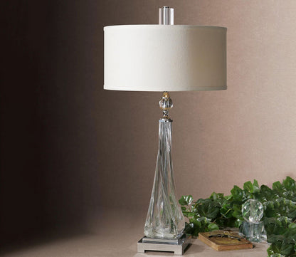 Grancona Twisted Glass Table Lamp by Uttermost