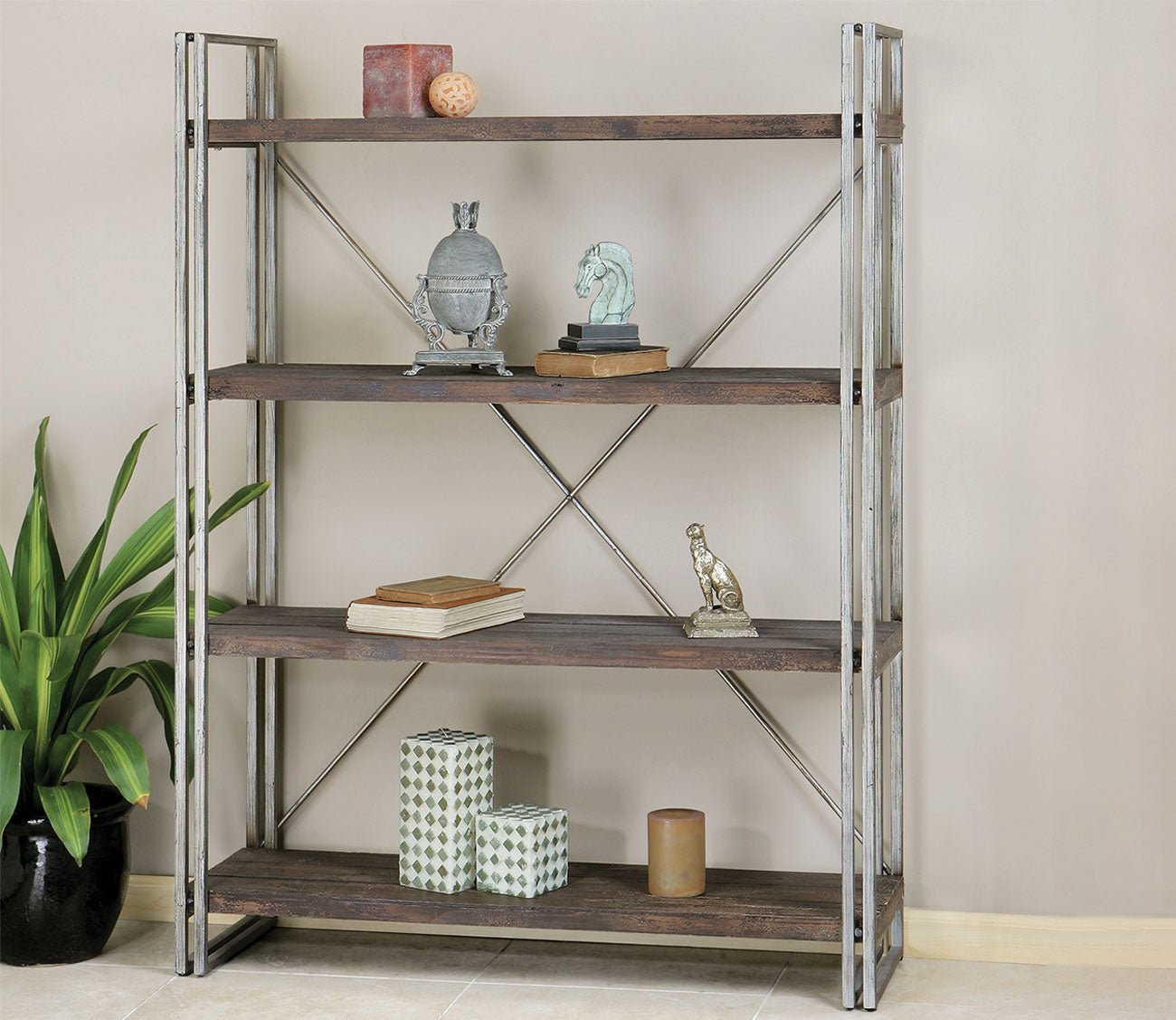 Greeley Metal Bookcase