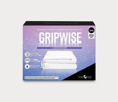 GripWise 5-Sided Waterproof Mattress Protector by Soft-Tex