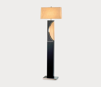 Half Moon Brushed Nickel Floor Lamp by Nova Lighting