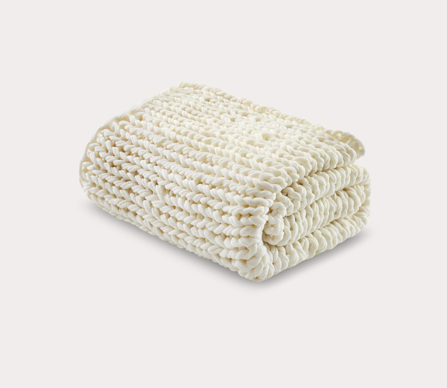 Handmade Chunky Double-Knit Throw Blanket by Madison Park