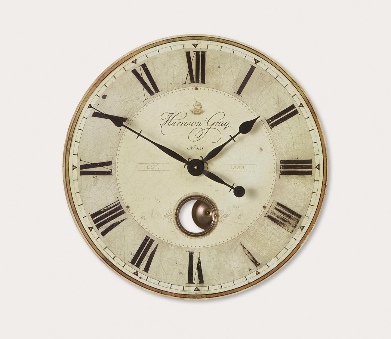 Harrison Gray Clock by Uttermost