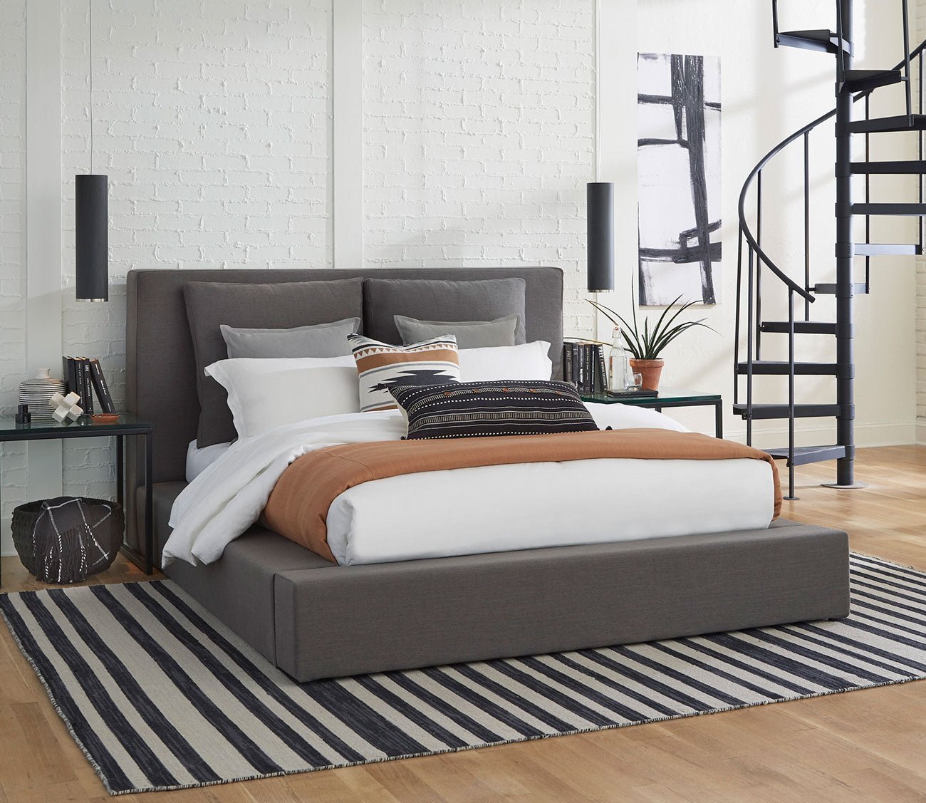 Haven Fabric Upholstered Platform Bed by Parker House