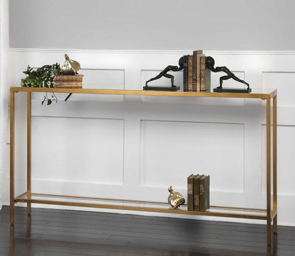 Hayley Gold Console Table by Uttermost