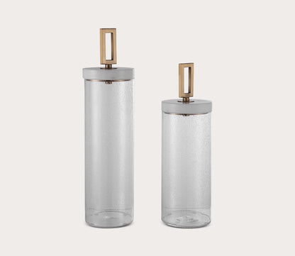 Hayworth Seeded Glass Containers by Uttermost
