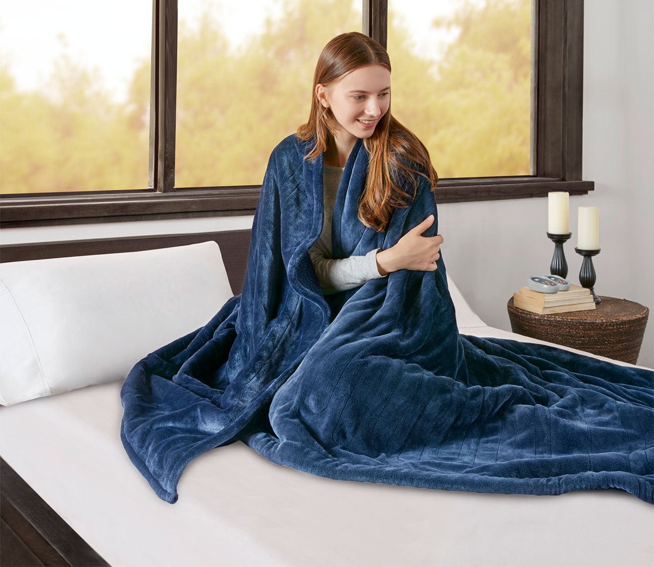 Heated Microlight to Berber Blanket by Beautyrest