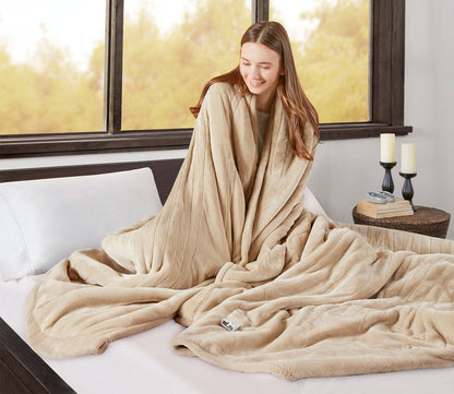 Heated Microlight to Berber Blanket by Beautyrest