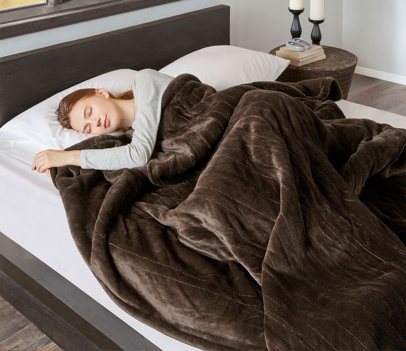 Heated Microlight to Berber Blanket by Beautyrest