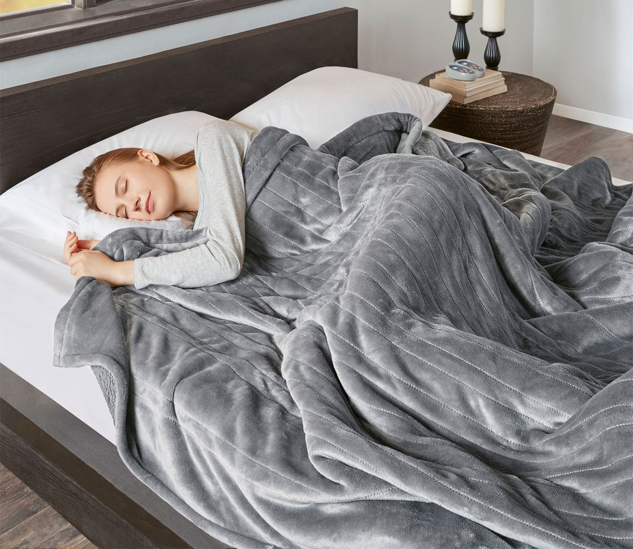 Heated Microlight to Berber Blanket by Beautyrest
