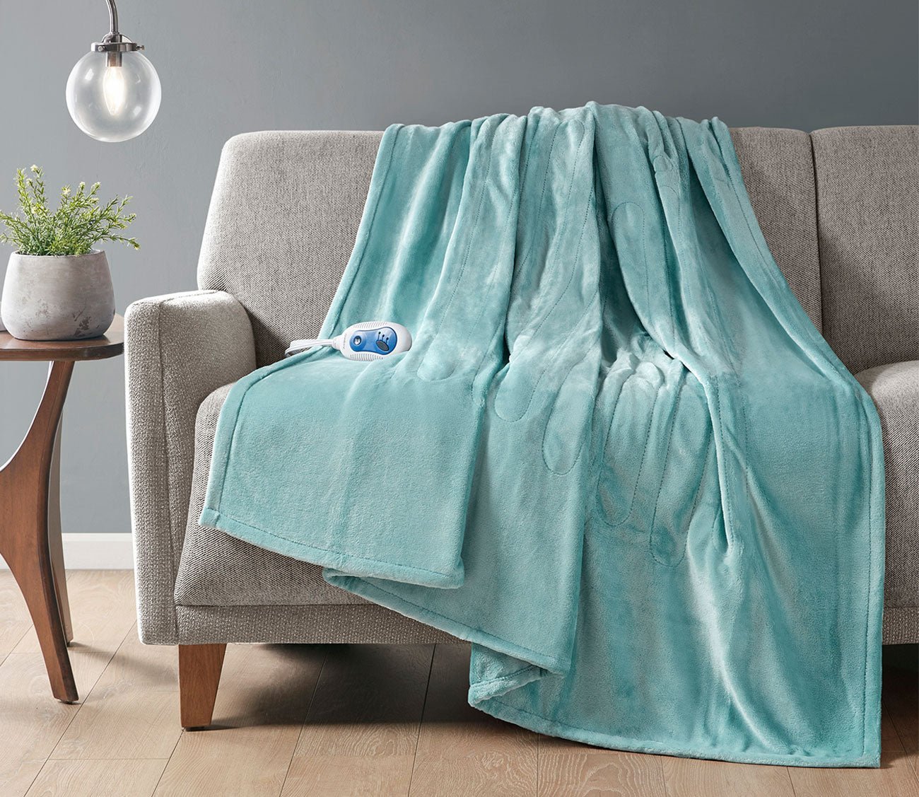 Heated Plush Throw