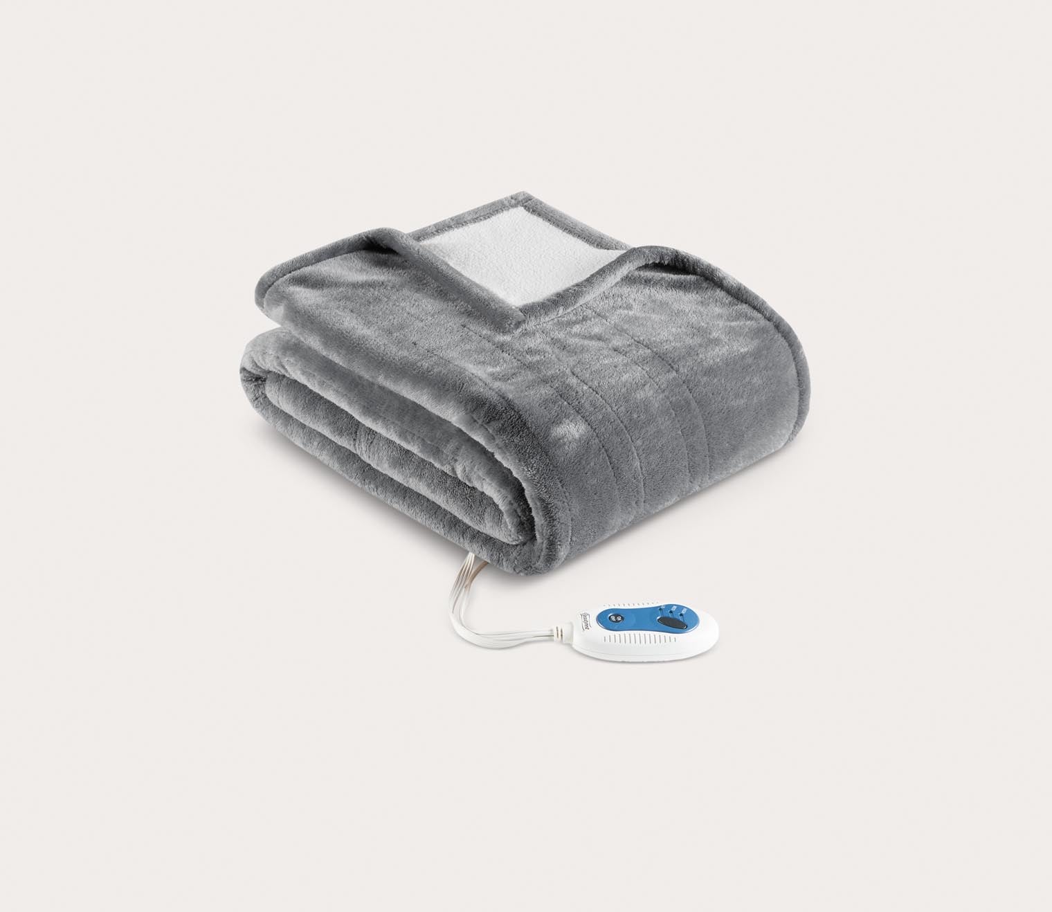 Heated Snuggle Plush to Berber Wrap by Beautyrest