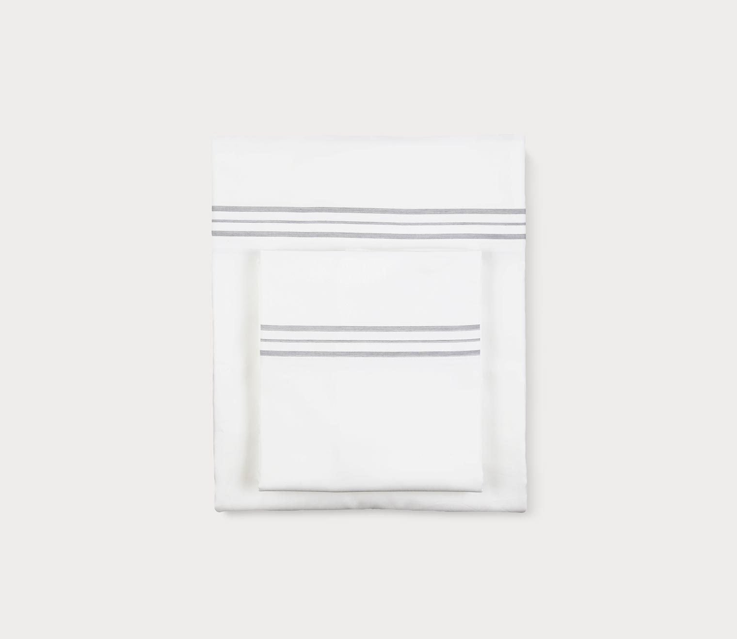 Hem Stripe Cotton Sheet or Pillowcase Set by Ann Gish