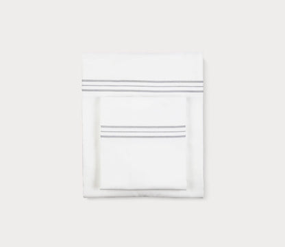Hem Stripe Cotton Sheet or Pillowcase Set by Ann Gish