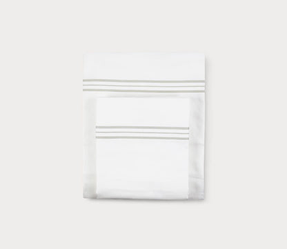 Hem Stripe Cotton Sheet or Pillowcase Set by Ann Gish