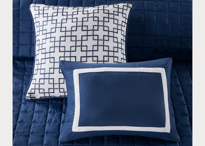 Heritage Microfiber 8-Piece Comforter and Coverlet Set by Madison Park