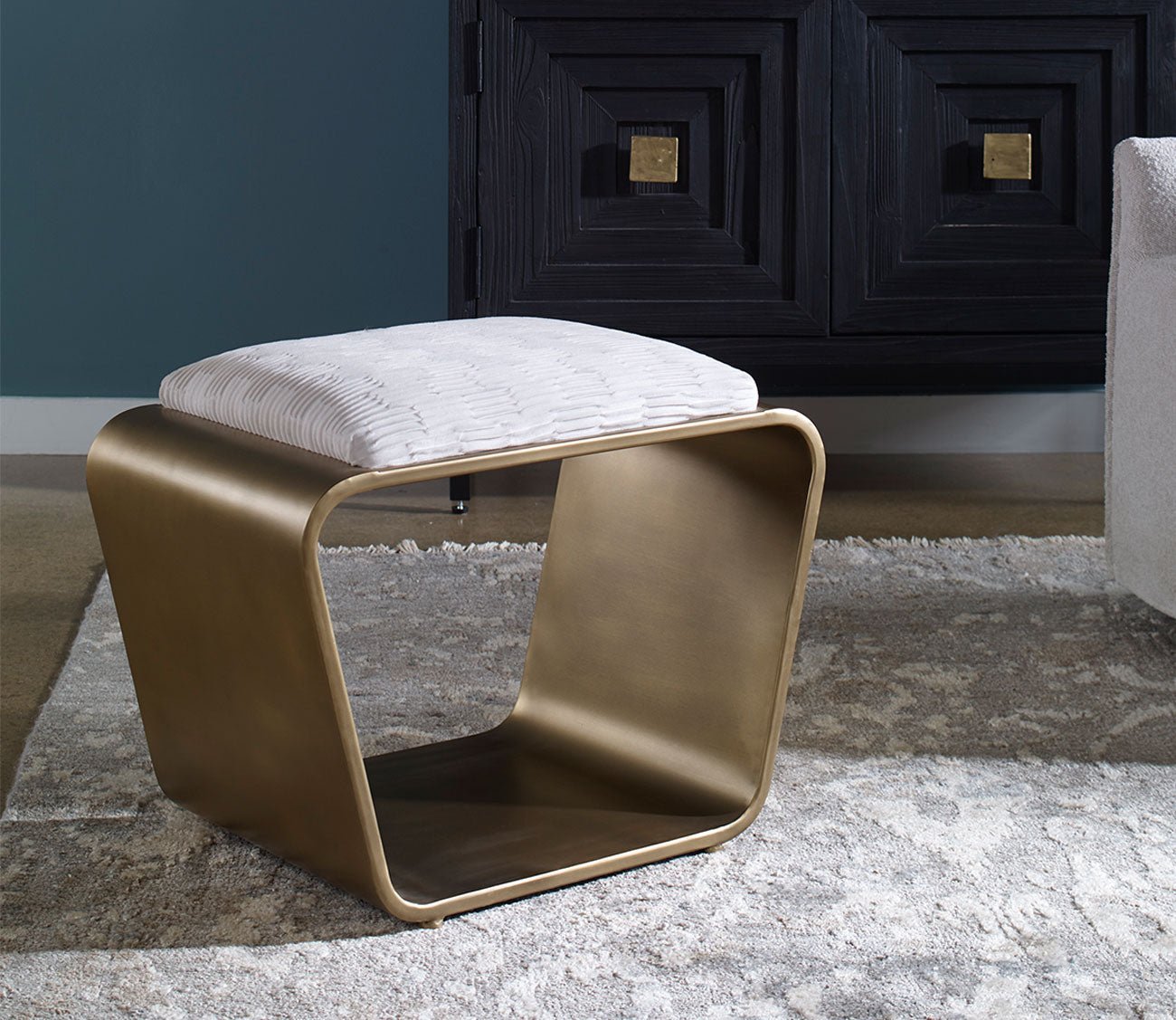 Hoop Small Gold Bench