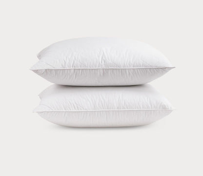 Hotel Luxe Cotton Herringbone Down Alternative Pillow 2-Pack or 4-Pack by Allied Home