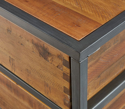 Hudson Acacia Wood 2-Drawer Accent Chest by Madison Park