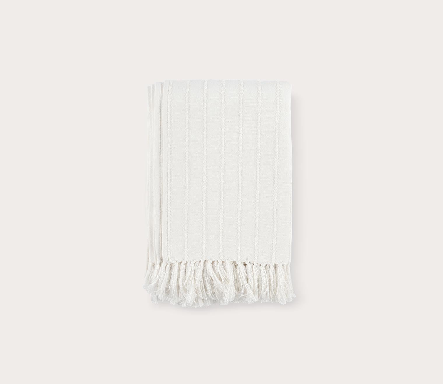 Hunter White Throw Blanket