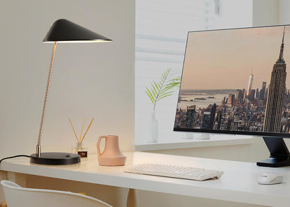 Ibis Satin Nickel Table Lamp by Nova Lighting