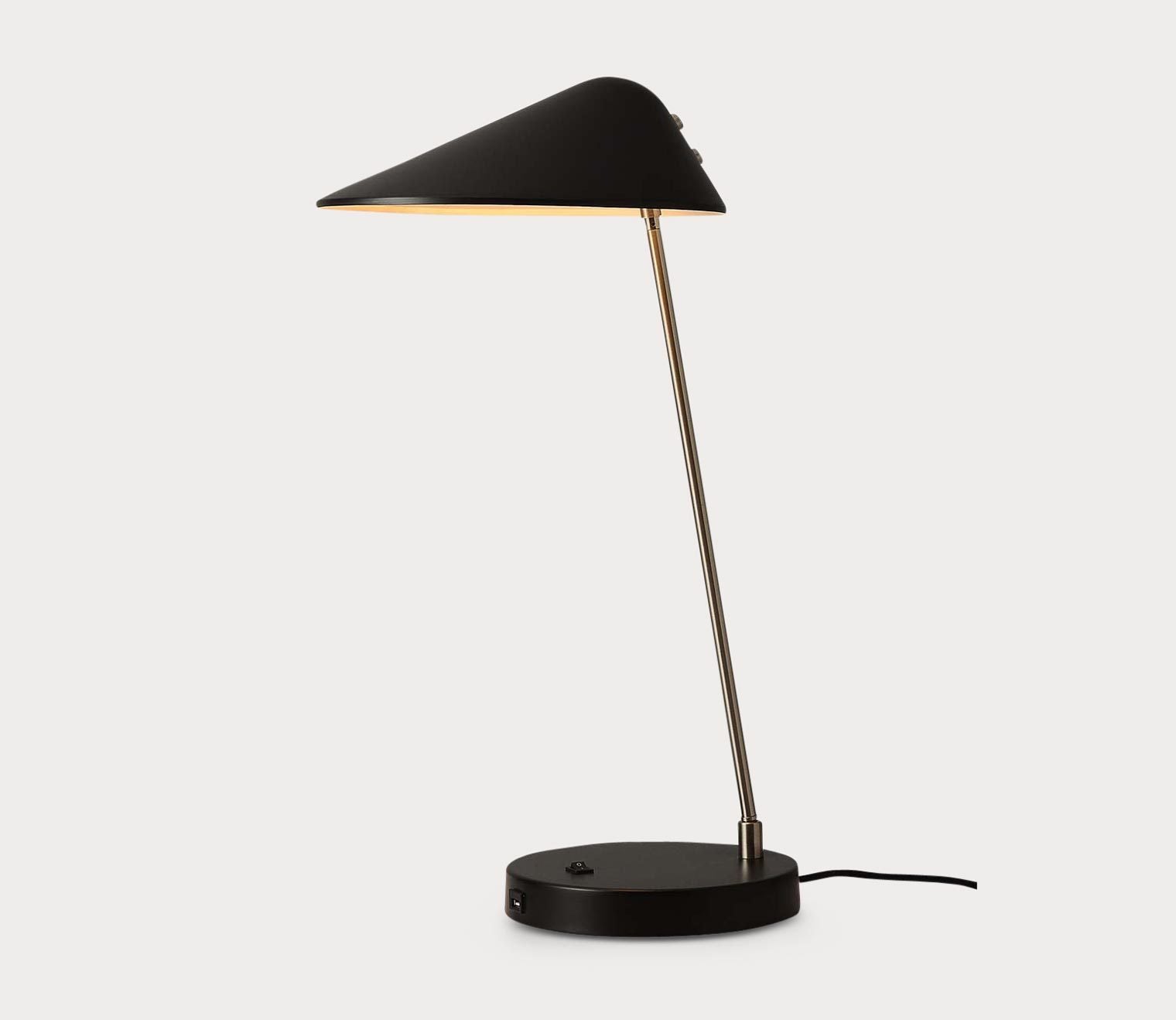 Ibis Satin Nickel Table Lamp