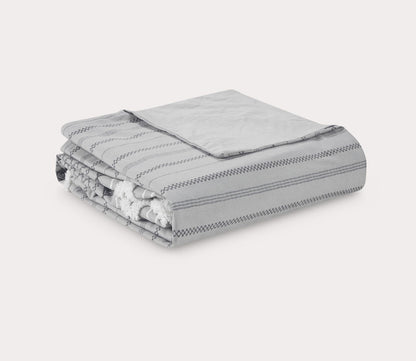 Imani Tufted Cotton Chenille 3-Piece Duvet Cover Set by INK + IVY
