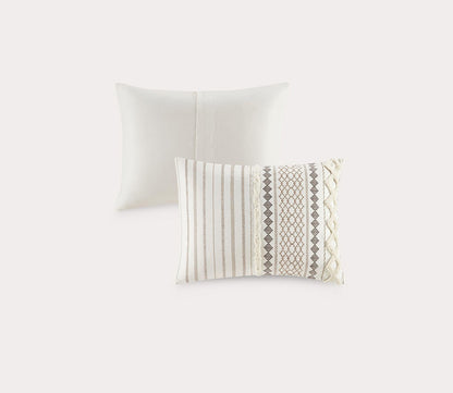 Imani Tufted Cotton Chenille 3-Piece Duvet Cover Set by INK + IVY