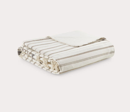 Imani Tufted Cotton Chenille 3-Piece Duvet Cover Set by INK + IVY