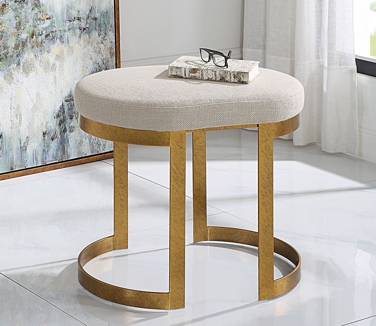 Infinity Accent Stool by Uttermost