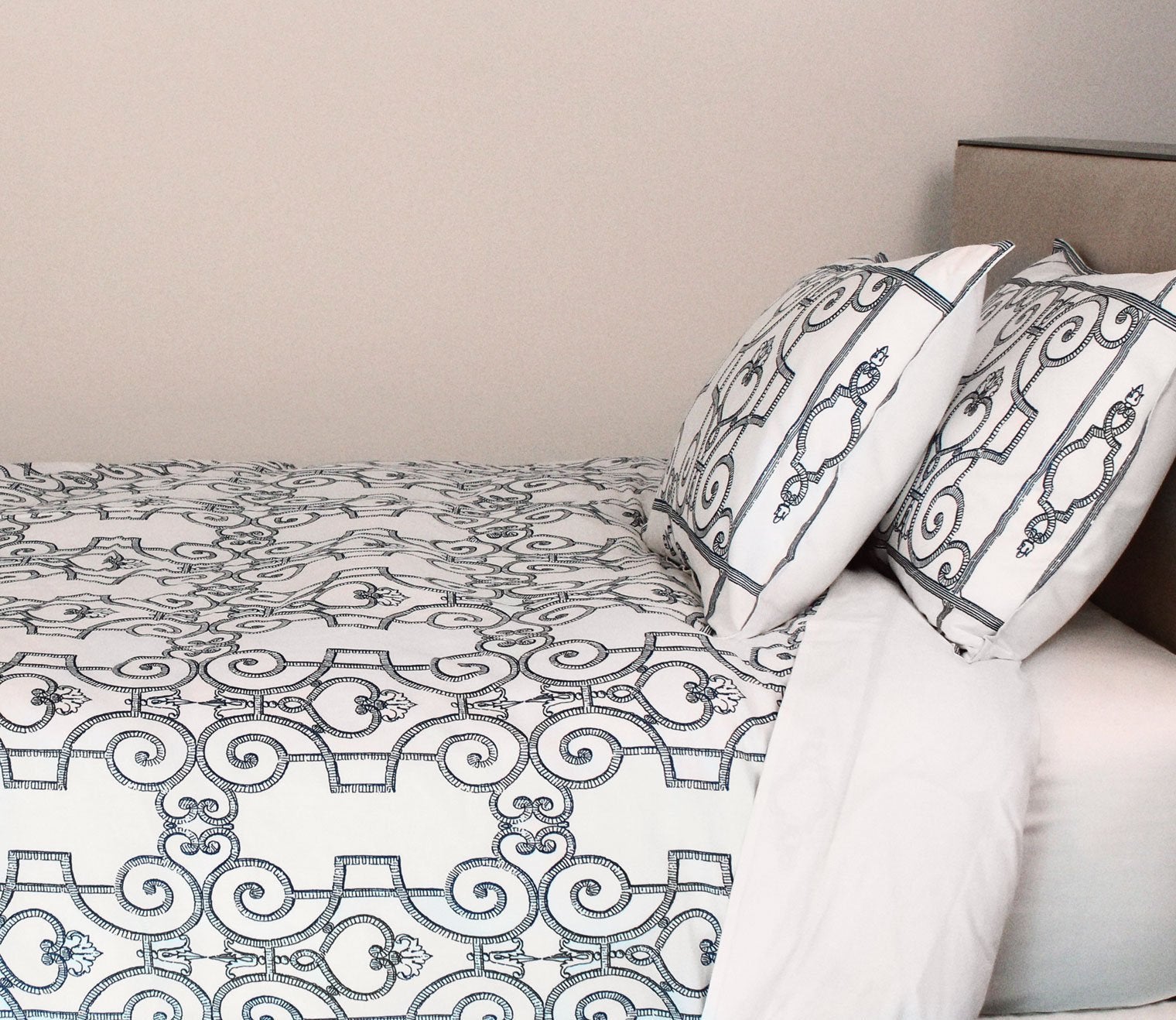 Iron Gate Cotton 3-Piece Duvet Cover Set
