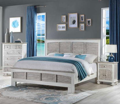 Islamorada Two-Tone Wood Headboard by Sea Winds Trading