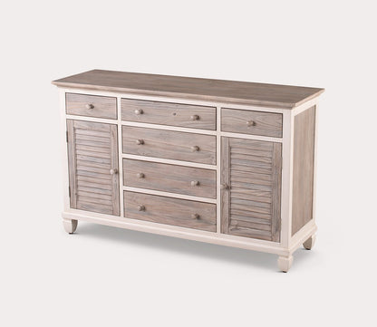 Islamorada Wood 6-Drawer Combo Dresser by Sea Winds Trading