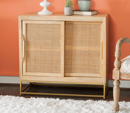 Janie Rattan 2-Sliding Door Accent Cabinet by Powell
