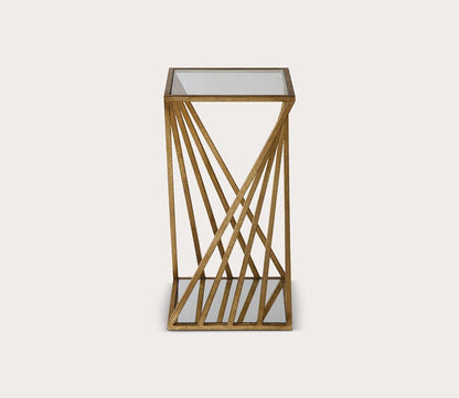 Janina Gold Dimensional Accent Table by Uttermost