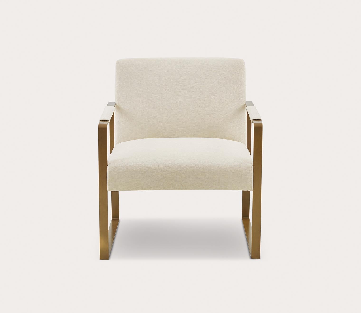 Jayco Cream Fabric Upholstered Accent Chair by Martha Stewart