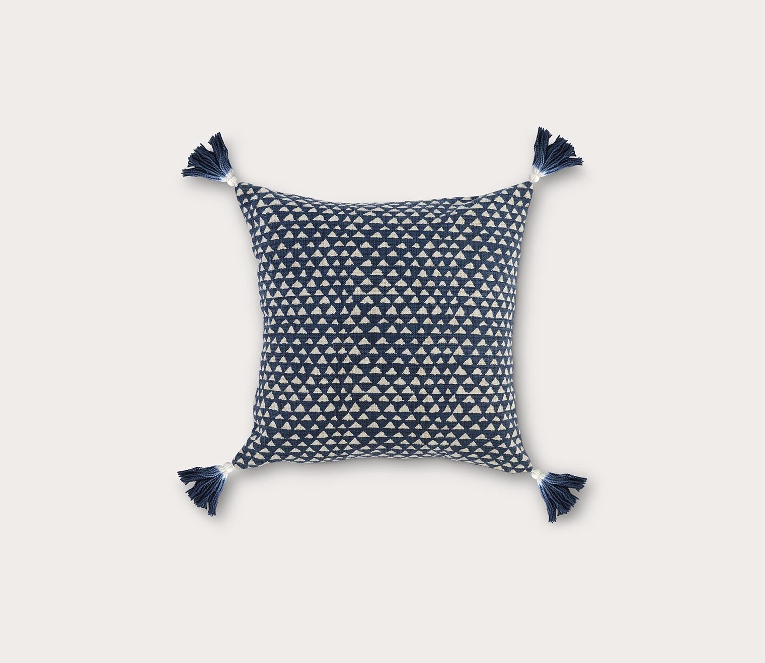Jaz Indigo Throw Pillow