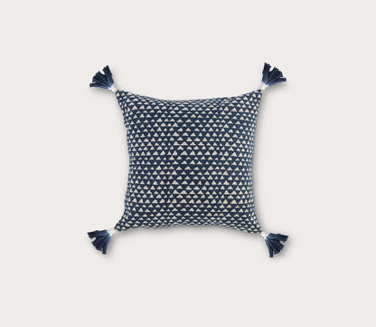 Jaz Indigo Throw Pillow by Villa by Classic Home