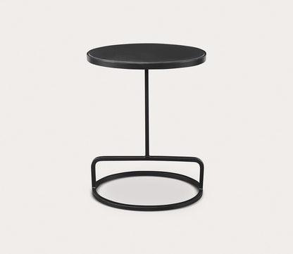 Jessenia Black Marble Accent Table by Uttermost