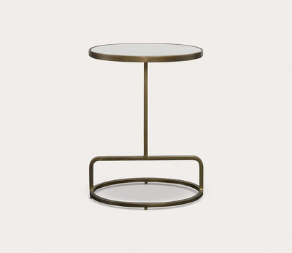 Jessenia White Marble Accent Table by Uttermost