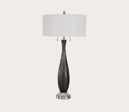 Jothan Frosted Black Table Lamp by Uttermost
