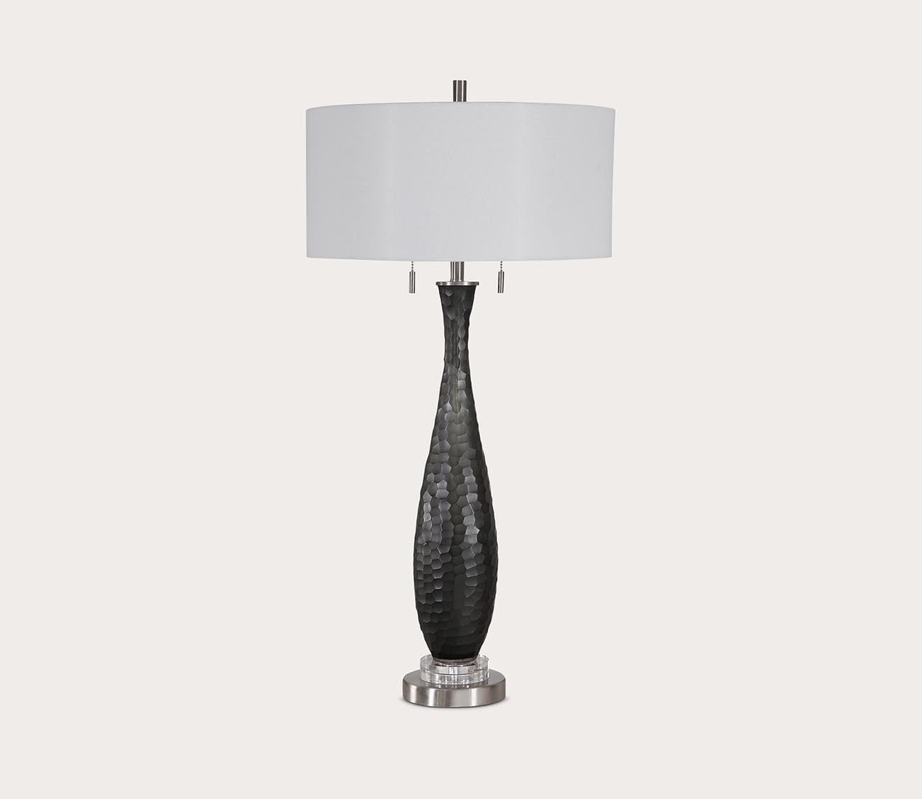 Jothan Frosted Black Table Lamp by Uttermost